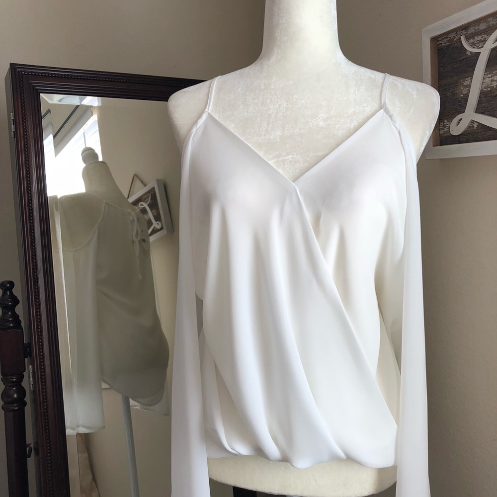 Clearance 🎉Naked Zebra White Off The shoulder - Picture 2 of 8